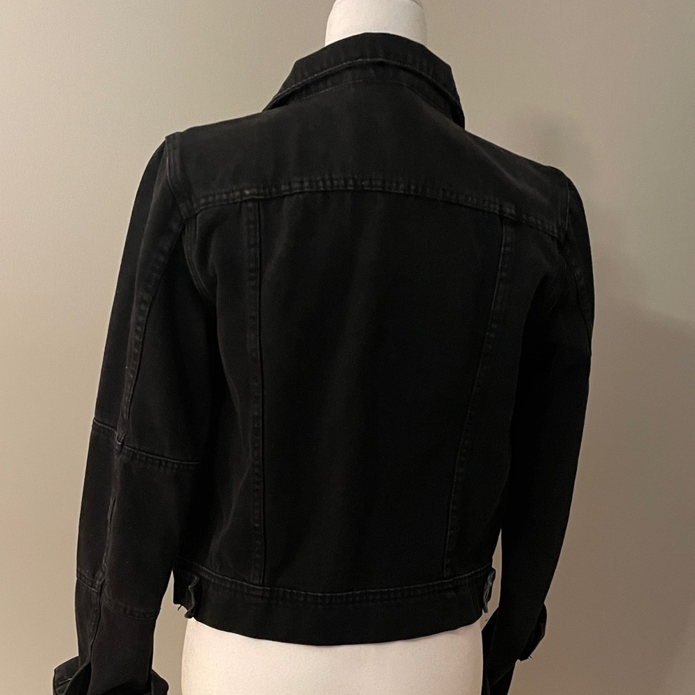Nordstrom (Free People) Black Denim Jacket- never worn without tags - Picture 5 of 7